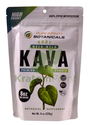 Pure Infinity Botanicals Body Melo Melo Premium Kava Powder 8oz Kava