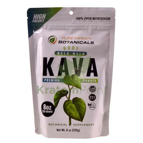 Pure Infinity Botanicals Body Melo Melo Premium Kava Powder 8oz Kava