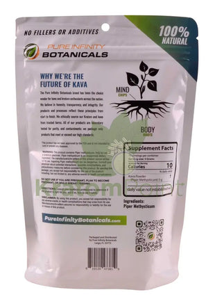 Pure Infinity Botanicals Body Melo Melo Premium Kava Powder 8oz Kava