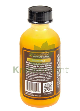 Pure Infinity Botanicals Flow State Elixir Golden Milk Kratom + Kava 2oz shot Kava & Kratom