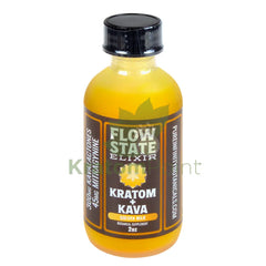 Pure Infinity Botanicals Flow State Elixir Golden Milk Kratom + Kava 2oz shot Kava & Kratom
