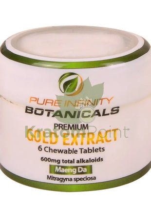 Pure Infinity Botanicals Gold Kratom Extract Tablets 1 jar kratom extract