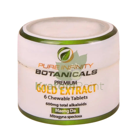 Pure Infinity Botanicals Gold Kratom Extract Tablets 1 jar kratom extract