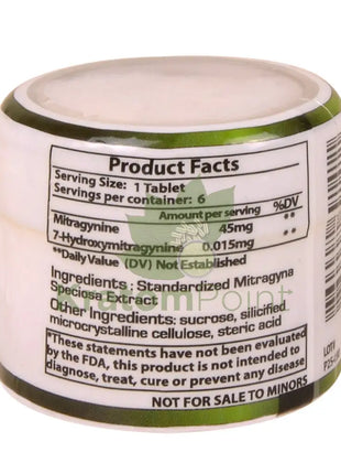 Pure Infinity Botanicals Gold Kratom Extract Tablets 1 jar kratom extract