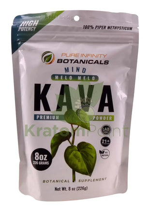 Pure Infinity Botanicals Mind Melo Melo Premium Kava Powder 8oz Kava