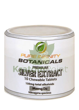 Pure Infinity Botanicals Silver Extract Kratom Tablets, 1 jar