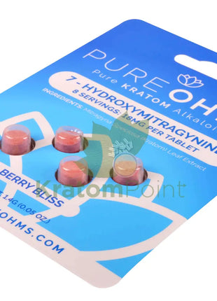 Pure OHMS Berry Bliss 7-Hydroxy tablet 18mg 4 count Hydroxy