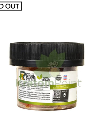 Rapper Kush Premium infused gummies, 6pieces, 25mg-vegan