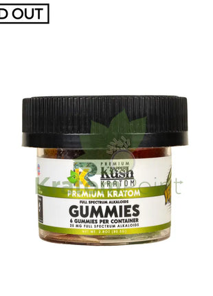 Rapper Kush Premium infused gummies, 6pieces, 25mg