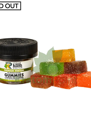 Rapper Kush Premium infused gummies, 6pieces, 25mg-gummies