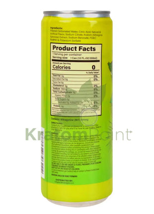 Rapture Kratom Seltzer 100mg MIT Lemon Lime 12oz can