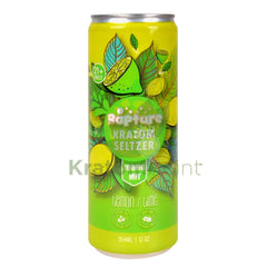 Rapture Kratom Seltzer 100mg MIT Lemon Lime 12oz can