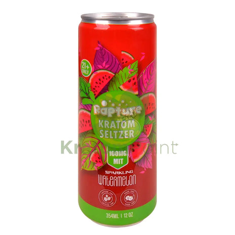 Rapture Kratom Seltzer 100mg MIT Watermelon 12oz can