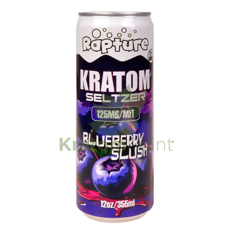 Rapture Kratom Seltzer 125mg MIT Blueberry Slush 12oz can