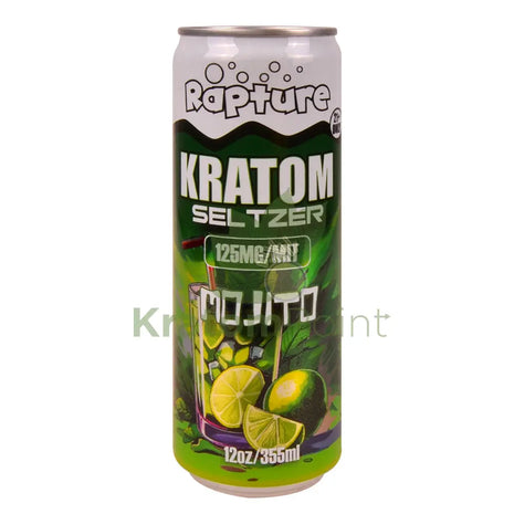 Rapture Kratom Seltzer 125mg MIT Mojito 12oz can
