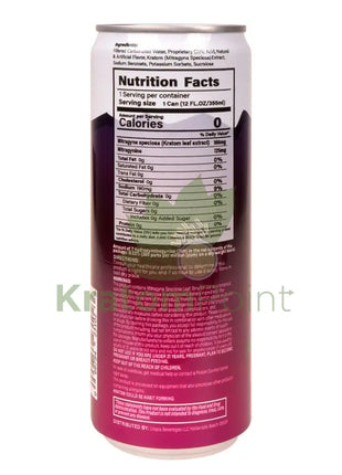 Rapture Kratom Seltzer 125mg MIT Wild Berries 12oz can