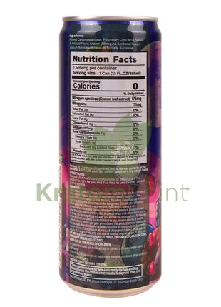 Rapture Kratom Seltzer 175mg MIT Berry Blast 12oz can