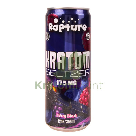 Rapture Kratom Seltzer 175mg MIT Berry Blast 12oz can