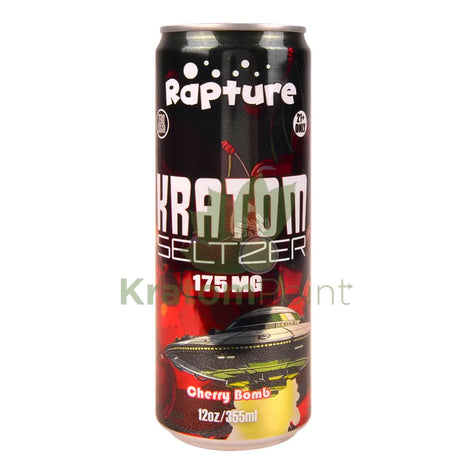 Rapture Kratom Seltzer 175mg MIT Cherry Bomb 12oz can