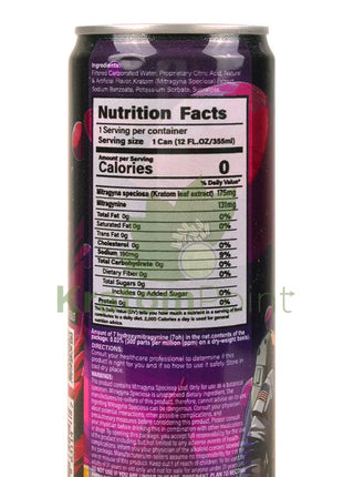 Rapture Kratom Seltzer 175mg MIT Mango Passion Fruit 12oz can
