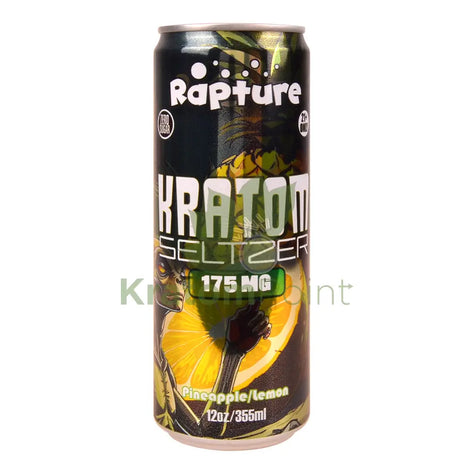 Rapture Kratom Seltzer 175mg MIT Pineapple Lemon 12oz can
