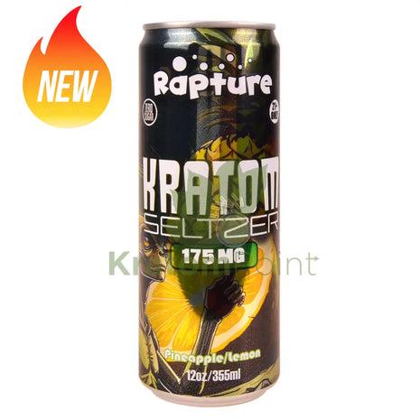 Rapture Kratom Seltzer 175mg MIT Pineapple Lemon 12oz can