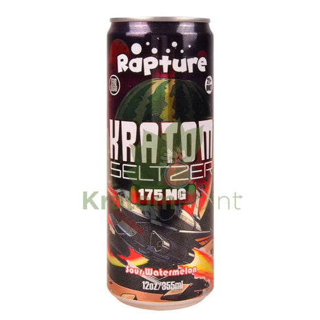 Rapture Kratom Seltzer 175mg MIT Sour Watermelon 12oz can