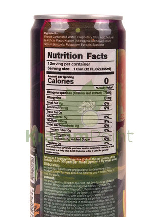 Rapture Kratom Seltzer 175mg MIT Sour Watermelon 12oz can