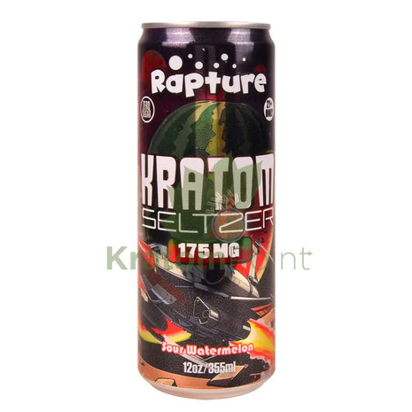 Rapture Kratom Seltzer 175mg MIT Sour Watermelon 12oz can