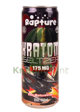 Rapture Kratom Seltzer 175mg MIT Sour Watermelon 12oz can