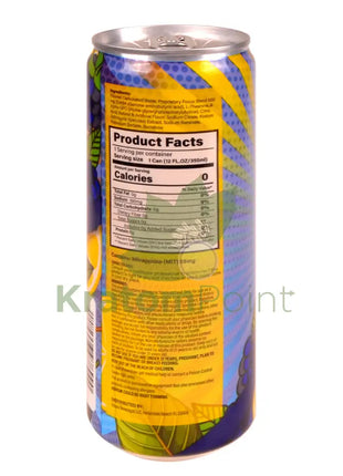 Rapture Kratom Seltzer 55mg MIT + Focus Blend Blackberry Lemonade 12oz can