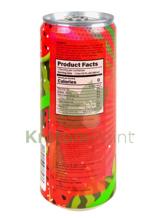 Rapture Kratom Seltzer 55mg MIT + Focus Blend Sour Watermelon 12oz can