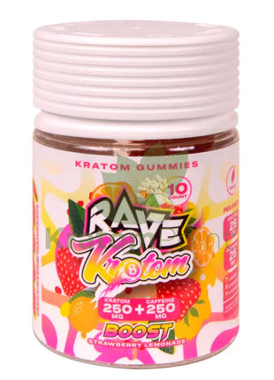 Rave Kratom Gummies Boost 10 count
