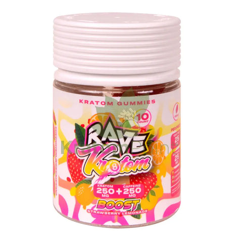 Rave Kratom Gummies Boost 10 count