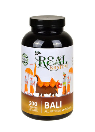 Real Kratom Bali 300 Count Kratom Capsules