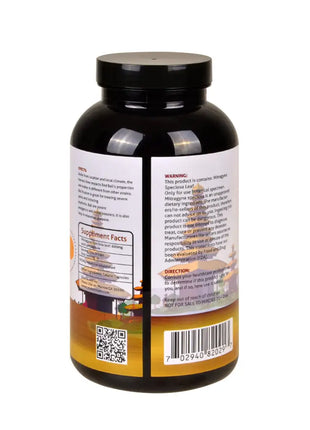 Real Kratom Bali 300 Count Kratom Capsules-back