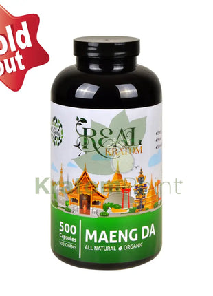 Real Kratom Maeng Da 500 Count Kratom Capsules