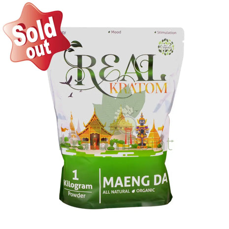 Real Kratom Green Maeng Da Kratom Powder, 1 Kilogram-new