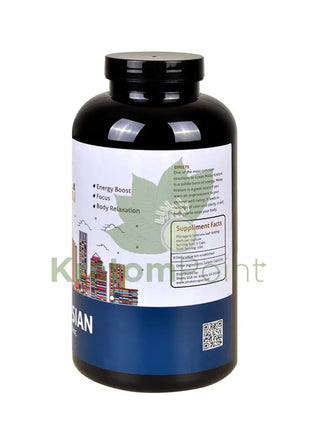 Real Kratom Malaysian 500 Count Kratom Capsules-back