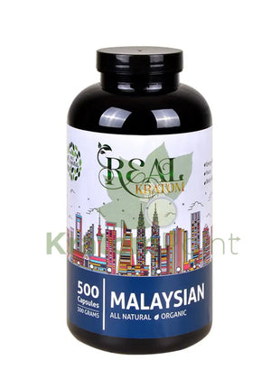 Real Kratom Malaysian 500 Count Kratom Capsules