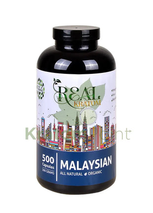 Real Kratom Malaysian 500 Count Kratom Capsules