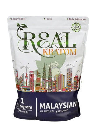 Real Kratom Malaysian Kratom Powder, 1 Kilogram-new