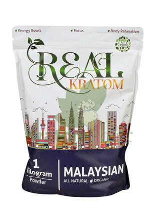Real Kratom Malaysian Kratom Powder, 1 Kilogram-new