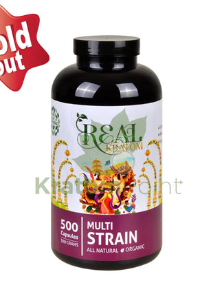 Real Kratom Multi Strain 500 Count Kratom Capsules