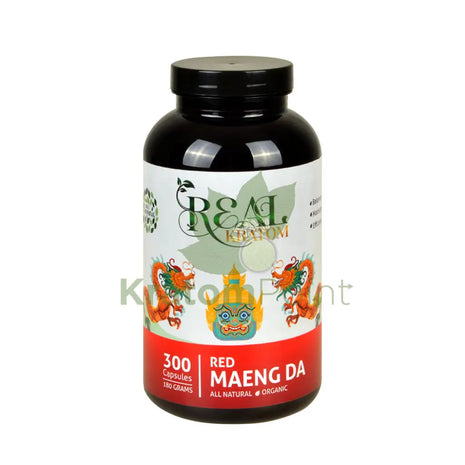 Real Kratom Red Maeng Da 300 Count Kratom Capsules