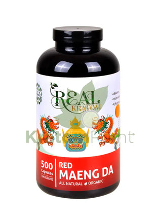 Real Kratom Red Maeng Da 500 Count Kratom Capsules