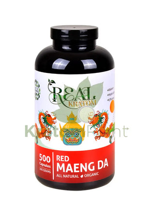 Real Kratom Red Maeng Da 500 Count Kratom Capsules