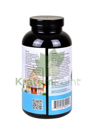 Real Kratom White Maeng Da 300 Count Kratom Capsules-back