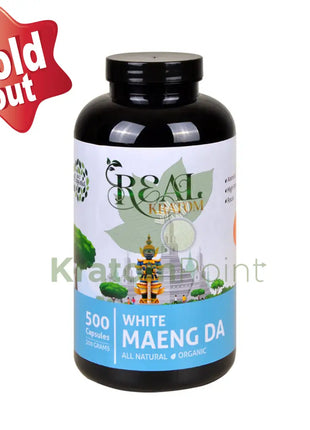 Real Kratom White Maeng Da 500 Count Kratom Capsules