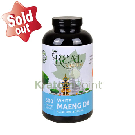 Real Kratom White Maeng Da 500 Count Kratom Capsules